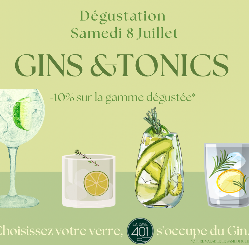 D&eacute;gustation GINS &amp; TONICS 🍸 Jarville-la-Malgrange